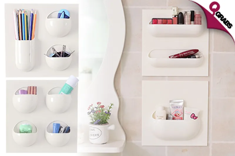 From QR15 Keep It Neat & Tidy with a Wall Mount Organizer - Choose from 4 Multi-functional Designs! (Up to QR152 Value)